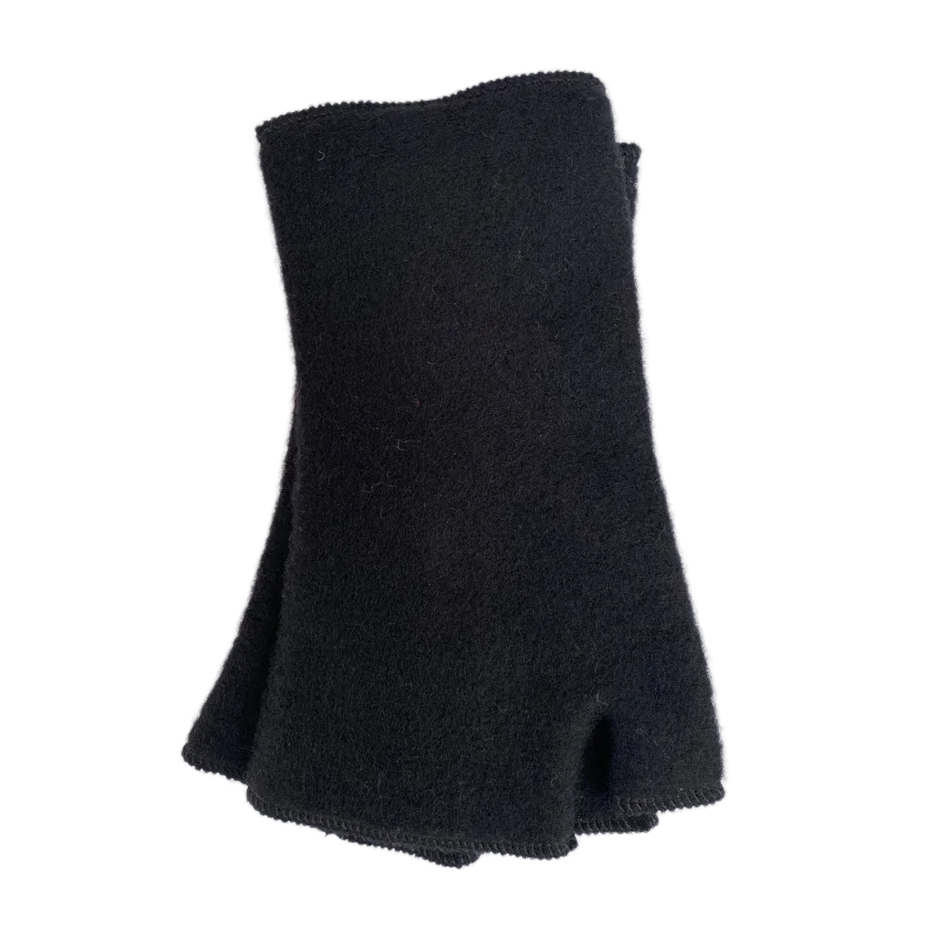 Merino Stulpe schwarz bellanatur | Berliner Modedesign