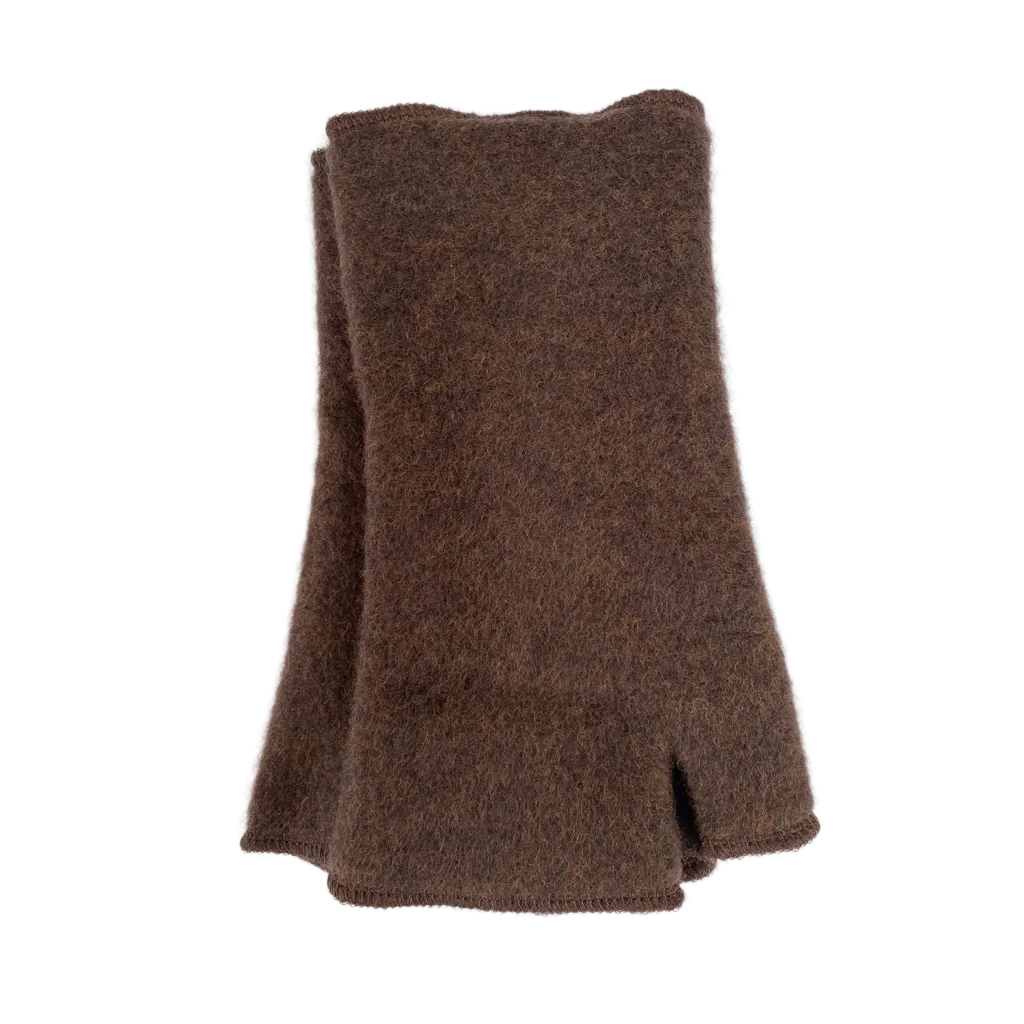Merino Stulpe braun bellanatur | Berliner Modedesign