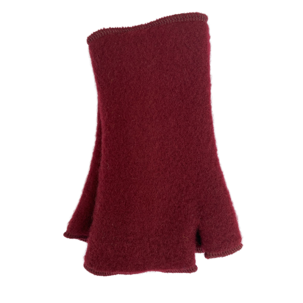 Merino Stulpe weinrot