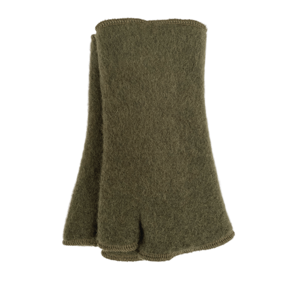 Merino Stulpe olive bellanatur Berliner Modedesign