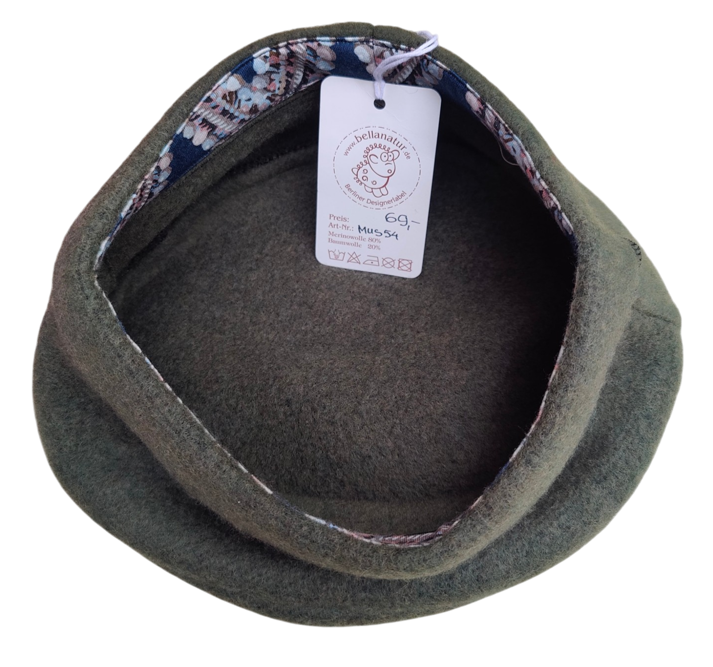 Merino Mütze olive