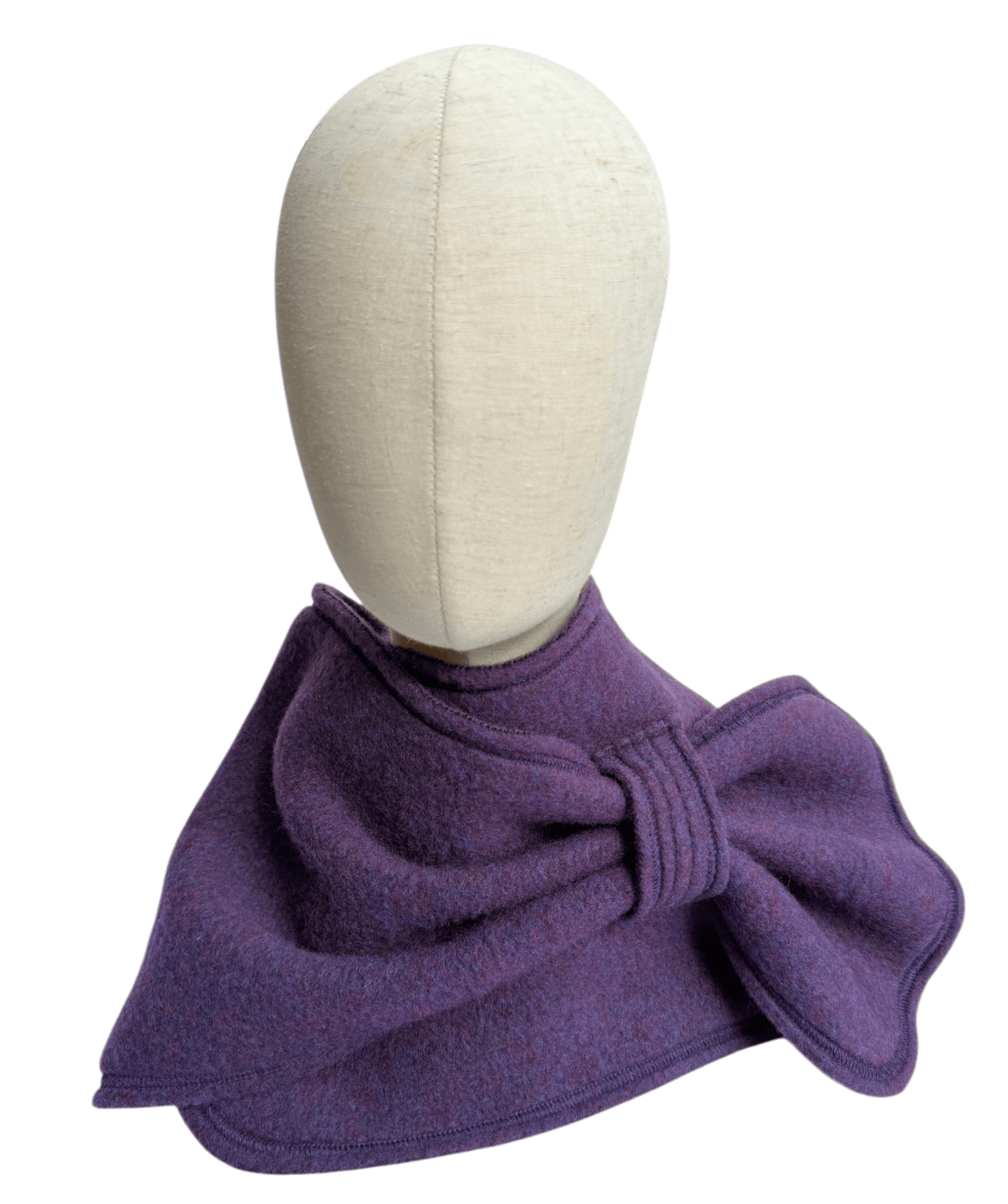 Merino Schal lila bellanatur Berliner Modedesign