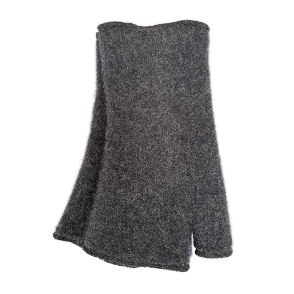 Merino Stulpe anthrazit bellanatur | Berliner Modedesign