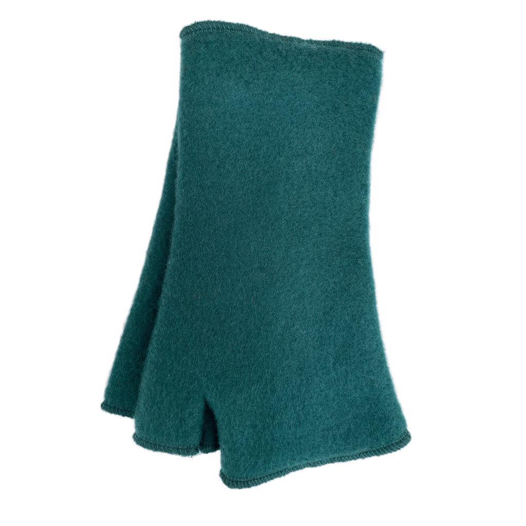 Merino Stulpe petrol bellanatur Berliner Modedesign