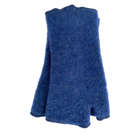Merino Stulpe blau