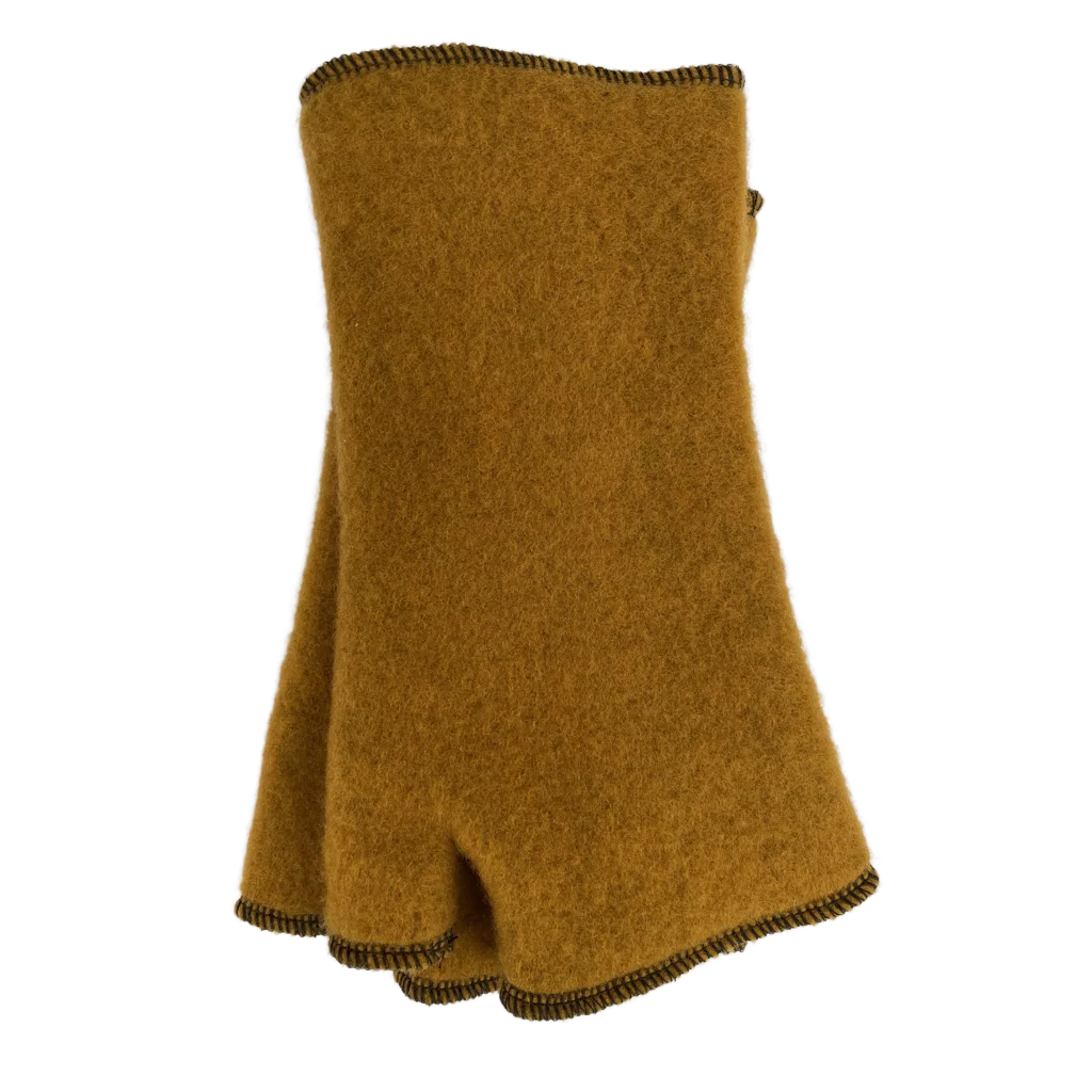 Merino Stulpe gelb bellanatur | Berliner Modedesign