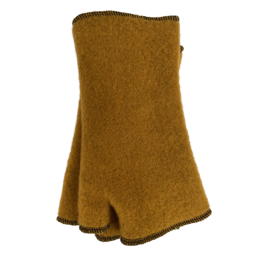 Merino Stulpe gelb bellanatur | Berliner Modedesign