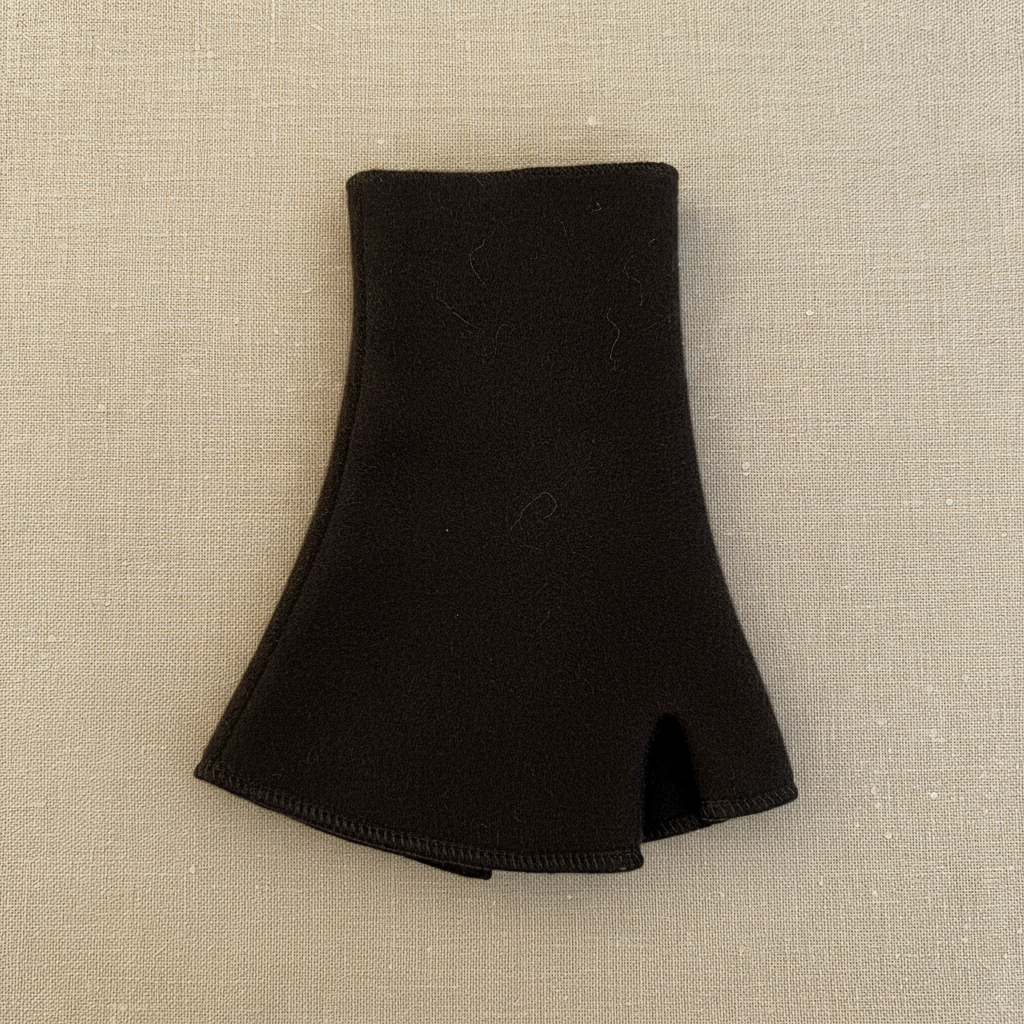 Merino Stulpe schwarz