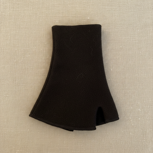 Merino Stulpe schwarz
