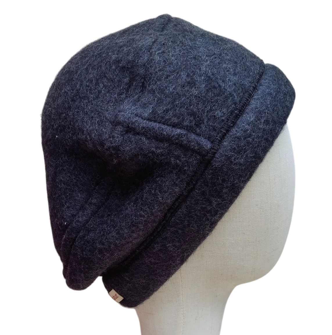 Merino Mütze anthrazit bellanatur | Berliner Modedesign
