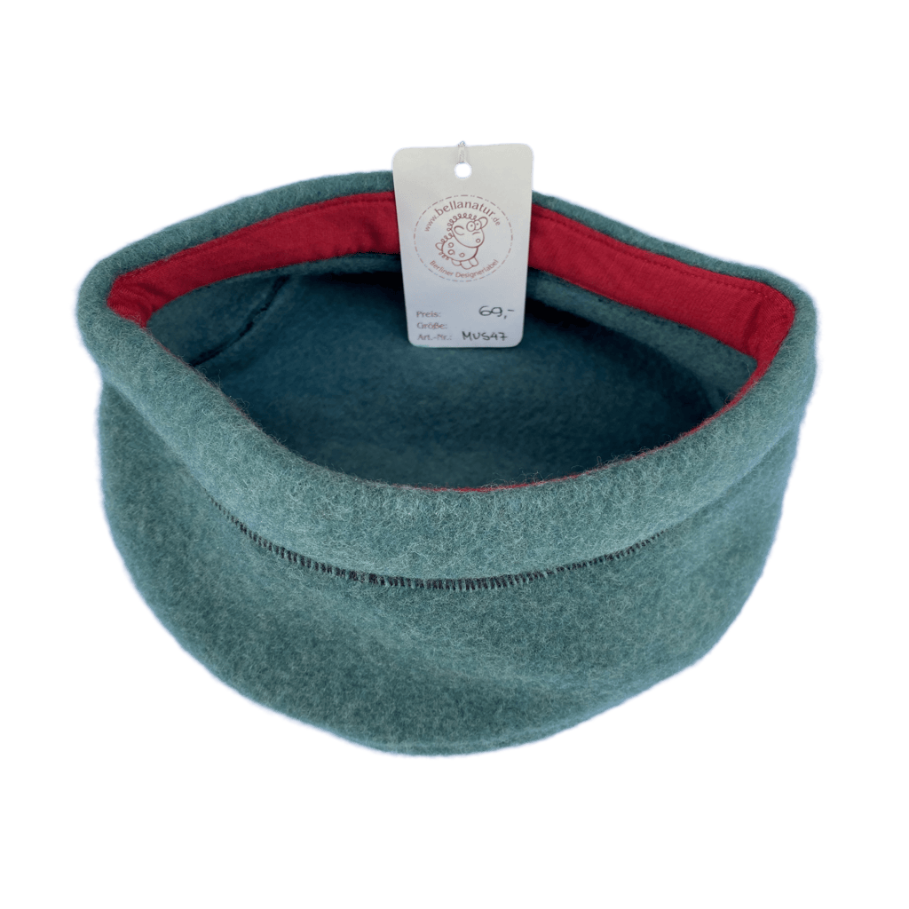 Merino Mütze mint bellanatur Berliner Modedesign