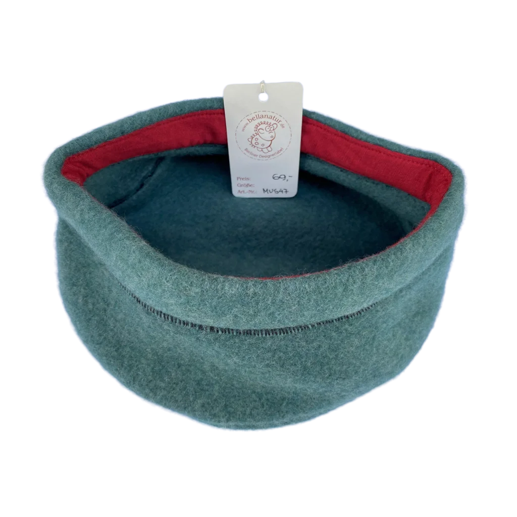 Merino Mütze mint bellanatur | Berliner Modedesign