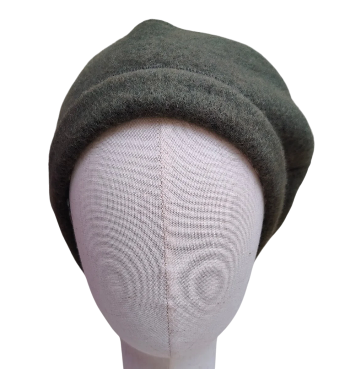 Merino Mütze olive bellanatur | Berliner Modedesign