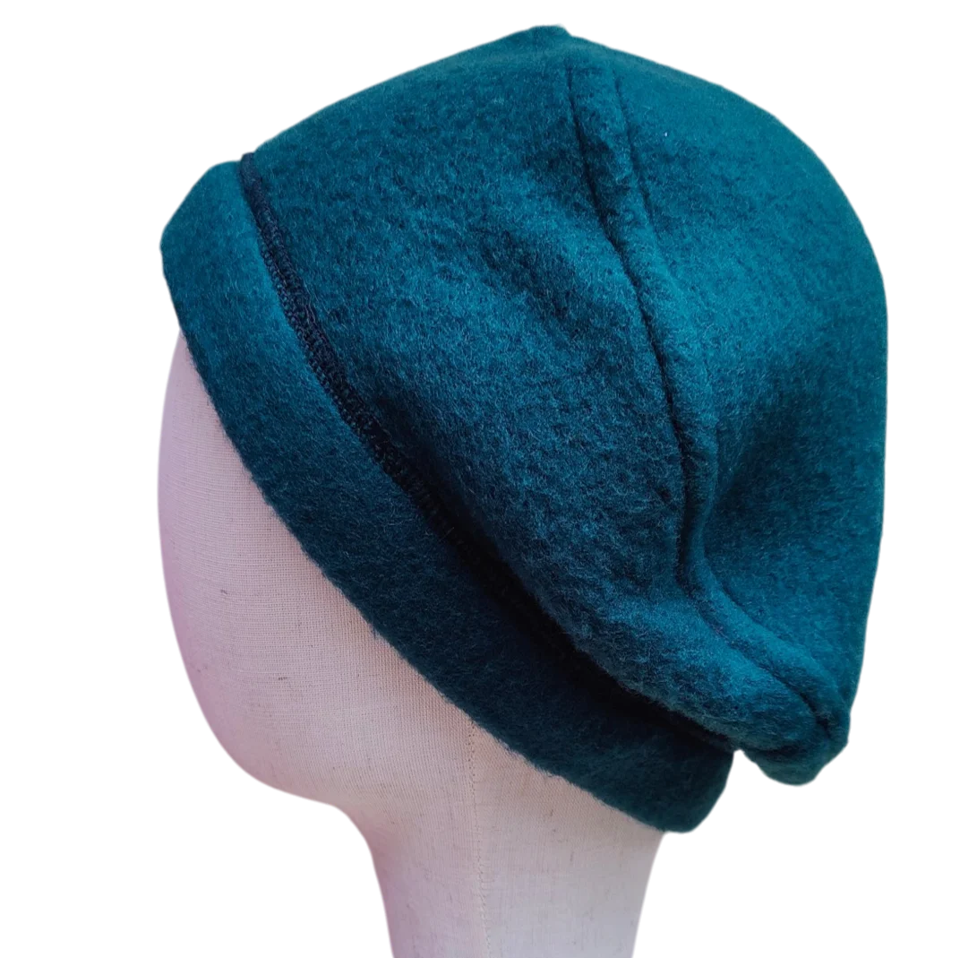 Merino Mütze petrol bellanatur | Berliner Modedesign