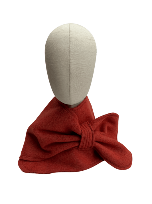 Merino Schal orange bellanatur Berliner Modedesign