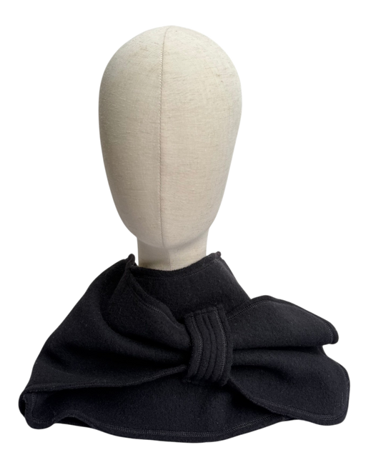 Merino Schal schwarz