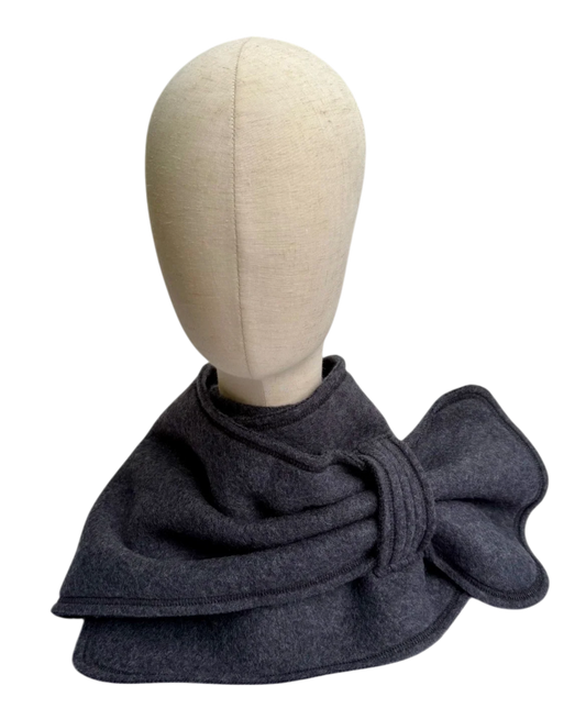 Merino Schal anthrazit bellanatur | Berliner Modedesign