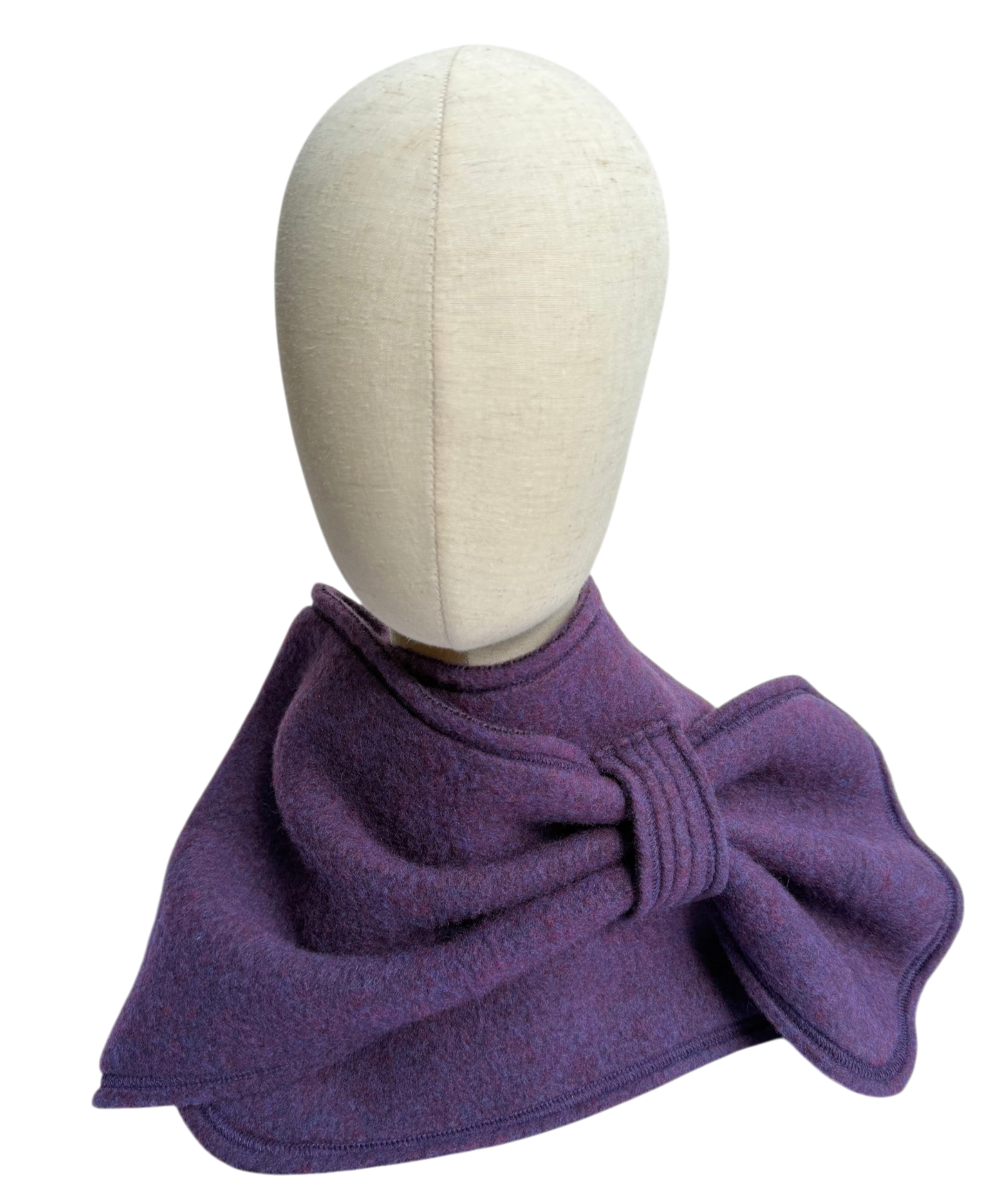 Merino Schal lila