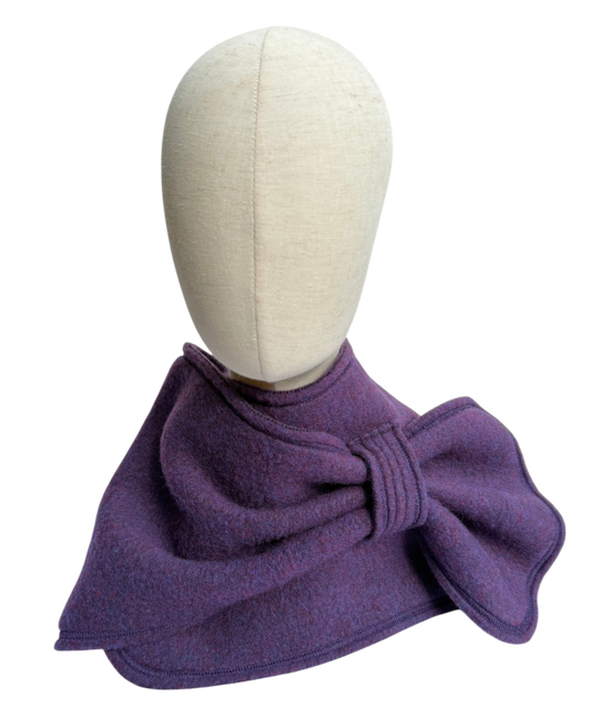 Merino Schal lila