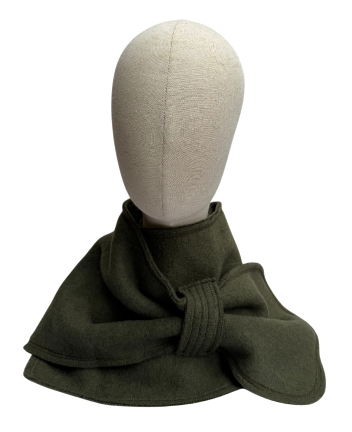 Merino Schal olive
