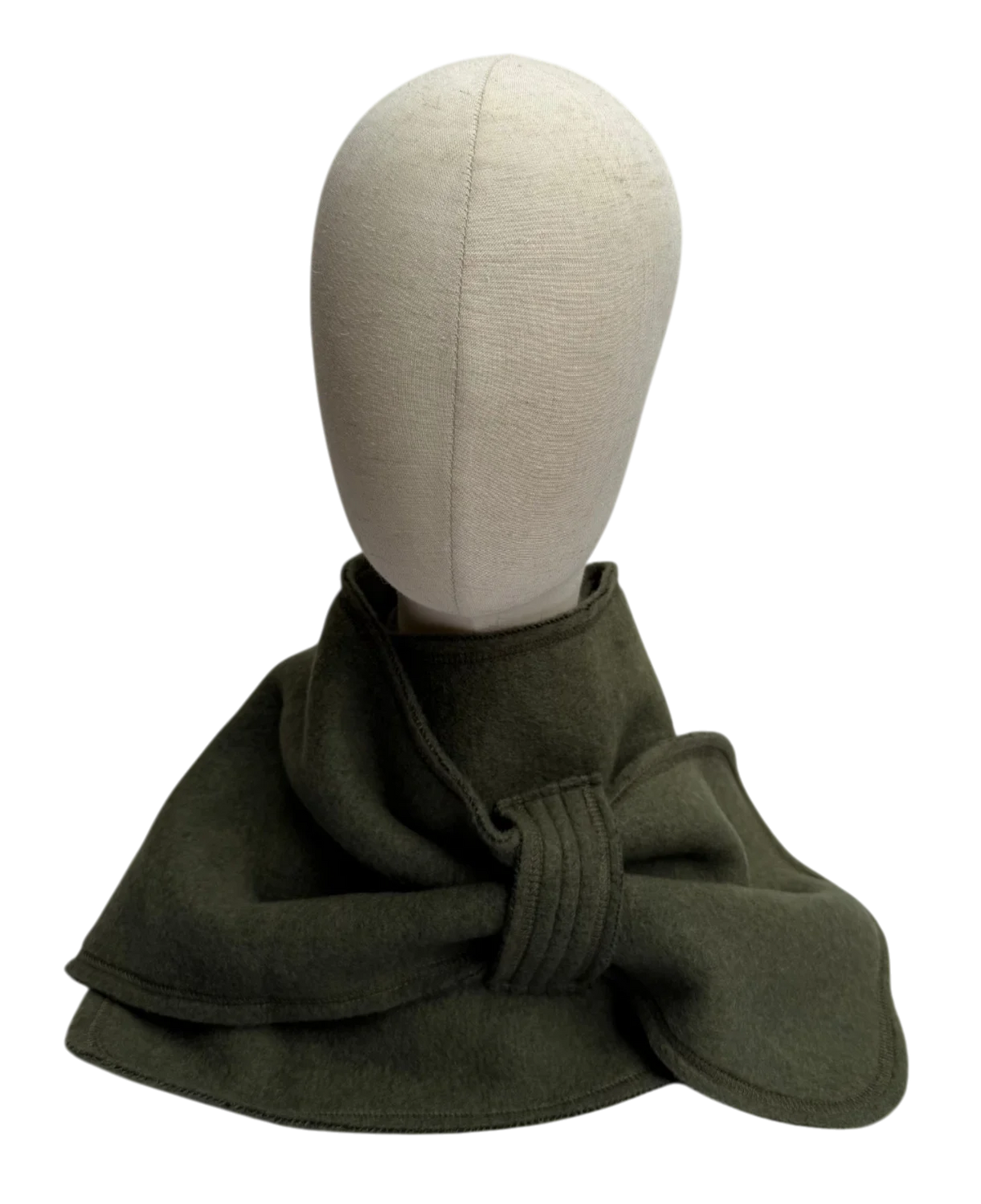 Merino Schal olive bellanatur | Berliner Modedesign