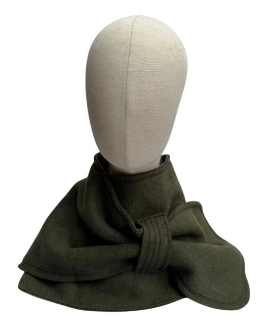 Merino Schal olive bellanatur | Berliner Modedesign