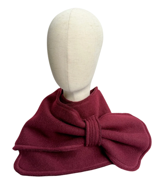 Merino Schal weinrot bellanatur | Berliner Modedesign